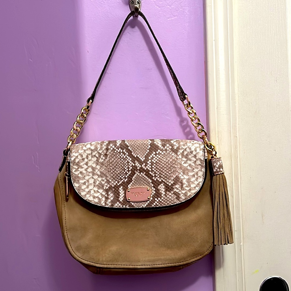 Michael Kors Suede Python Style Shoulder Bag - image 2